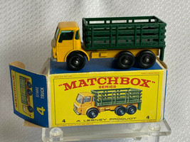 Vtg Matchbox Series Lesney Dodge Stake Truck No 4 In Box Made In England - £31.81 GBP
