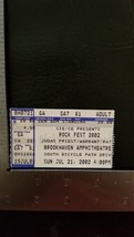 Judas Priest / Warrant - Vintage Jul 21, 2002 Brookhaven, Ny Concert Ticket Stub - £12.78 GBP