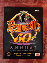 1998 Bonneville Nationals Speed Week Program Magazine August 1998 - £16.98 GBP