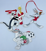 Looney Tunes Ornament Bugs Bunny Daffy Duck Christmas Lot Kurt Adler ‘96... - $7.46