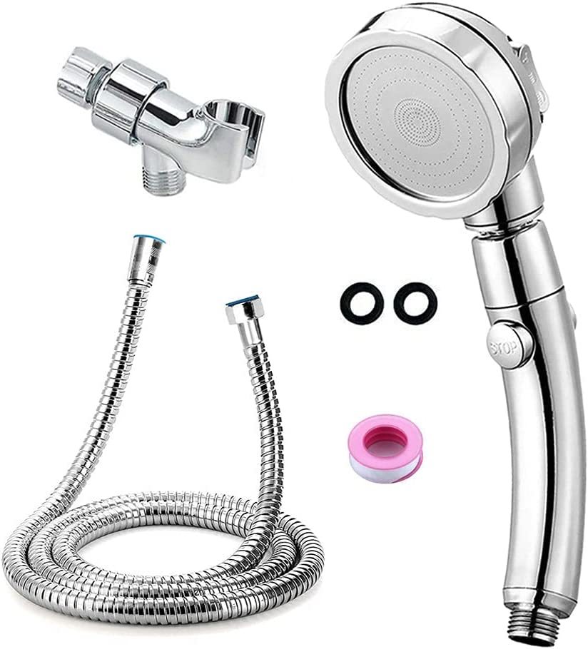 Handheld Shower Head With 59Inch Stainless Steel Hose And Adjustable Hol... - $39.99