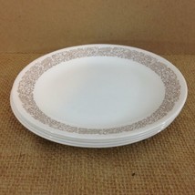 Corning Corelle Woodland Brown Luncheon Plates (4) - £23.02 GBP
