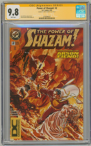 CGC SS 9.8 Power of Shazam #2 SIGNED Jerry Ordway Story Cover Art Captai... - £124.75 GBP
