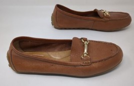 Born Shoes Women&#39;s 6.5 M Brown Magnolia Bit Driving Loafe Flat  Leather ... - $29.10