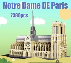 Diamond Mini Notre Dame DE Paris Model Building Blocks 7380pcs+ - £125.84 GBP