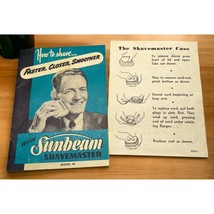 Sunbeam Shavemaster Model W Instruction Booklet Vintage 50s Shaving Manual - $14.95