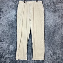 Polo Ralph Lauren Pants Mens 35X30 Beige Corduroy Formal Preppy Comfort Stretch - $25.34