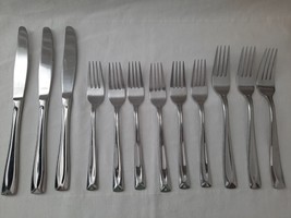 Oneida 12 Piece Lot Stainless Flatware 18/10 ~ Lincoln~ Salad Fork ~ Knife  Fork - £23.15 GBP