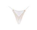 AGENT PROVOCATEUR Femmes Slip Élégante Luxe Blanche Taille M - $31.83