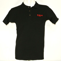 EXXON Gas Station Oil Employee Uniform Polo Shirt Black Size XL NEW - £19.99 GBP