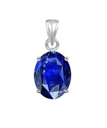 Blue Sapphire 15.25 Ratti 14.50 Carat Pendant/Locket (Nilam/Neelam Stone... - $25.80 CAD