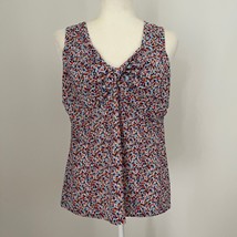 Cabi Bustier Tank Top #6314 Multicolor Mesh Twist-Front Camisole Medium NEW - $19.99