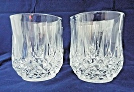 Cristal D&#39;Arques-Durand Longchamp Clear Double Old Fashioned Glasses Set of Four - £25.27 GBP