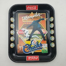 Coca-Cola Commemorative Memphis Chicks Baseball Tray Issued 1984 - $13.74