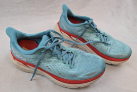 Hoka One One Sneaker Womens 9.5B Clifton 8 Teal Aqua 1119394 AEBL Runnin... - $645.03 MXN