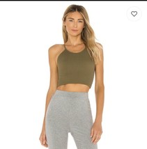 Free People Movement Cropped Run Tank Army Moss XS/S BNWTS - £15.97 GBP