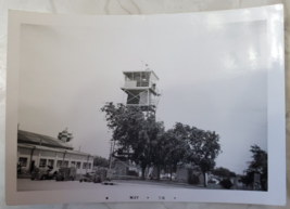 Vintage Photo REESE AIR FORCE BASE Texas Control Tower May 1958 3.5&quot;x5 - $9.95