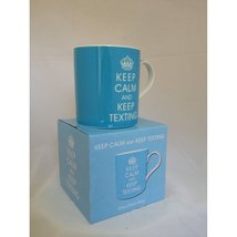 Keep Calm- Ceramic Mug - Keep Calm And Carry On Texting - £5.74 GBP