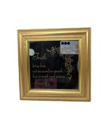 Religious John 3:18 Gold Ornate Gold Frame Wall Etched Mirror 8x8 Décor - $283.28 MXN