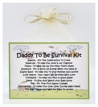 Daddy To Be Survival Kit - Unique Fun Novelty Gift Card Keepsake Congratulations - £6.57 GBP
