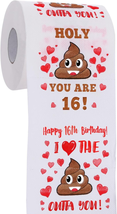 16Th Birthday Gifts for Boy or Girl - Happy Prank Toilet Paper - 16Th Bi... - $15.13