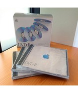 APPLE - DVD-R Blank Discs Media 3 Pack 2X Speed M8405ZM/A New Sealed Blu... - $12.82