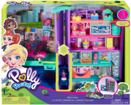 Polly Pocket Pollyville Mega Mall Playset with Doll &amp; Accessories - £111.90 GBP