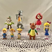 Disney Junior Goldie Bear Fairy Tale Forest Friends Figures Lot of 8 Just Play - £12.35 GBP