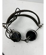 Vintage WWII Field Gear Headphones - Clevite 6 Brush - Made in USA - Unt... - $41.14 CAD