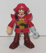 2013 Mattel Fisher Price Imaginext Pirate Captain Figure VHTF Cake Topper - £7.67 GBP