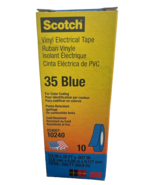 3M  Scotch 35 Vinyl Electrical Tape, BLUE , 1/2&quot;x 20 FT x .007 in / 10 r... - $301.36 MXN