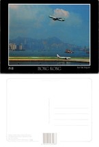 China Hong Kong Kai Tak Runway Cathay Pacific Plane Taking Off Vintage Postcard - £7.51 GBP