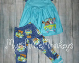NEW Scooby Doo Tunic Dress Ruffle Leggings Girls Boutique Outfit Set  - $6.99+