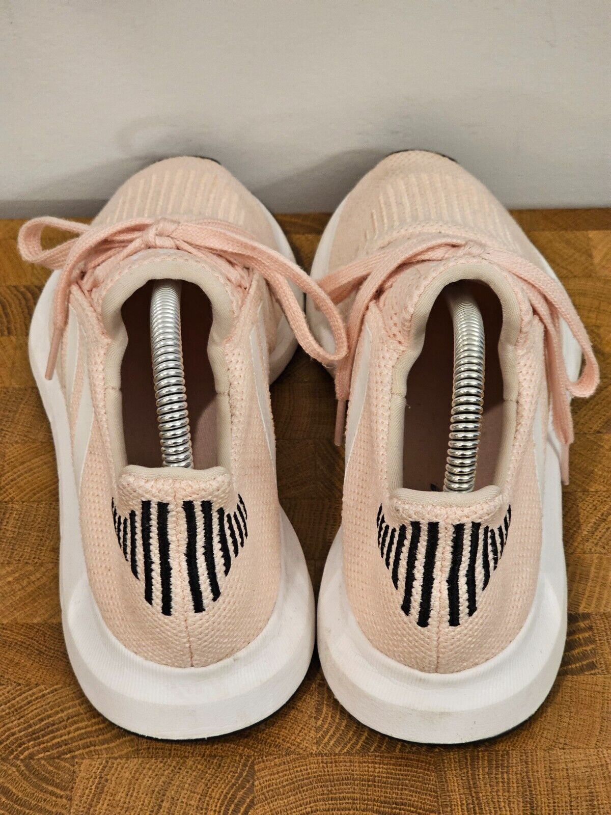 Adidas EVH 791004 Pink Sports Shoes White Stripes Size 6