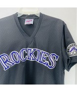 COLORADO ROCKIES Authentic Diamond Collection MLB Baseball Pullover Jersey Large - $41.11
