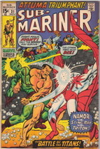The Sub-Mariner Comic Book #31 Marvel Comics 1970 VERY FINE - £12.16 GBP