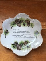 Vintage Norcrest Fine China Signed May the Trail Rise Up to Meet You Win... - $13.09