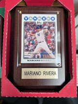 MLB - Mariano Rivera NY Yankees Sports Card on Wooden Plaque - $24.70