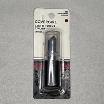 Covergirl Continuous Color Lipstick 425 Vintage Wine Shimmer 0.13 Oz New... - €13,46 EUR