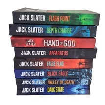  Lot 8 Jack Slater Books Dark State, False Flag, Flash Point, Depth Charge Etc - £47.85 GBP