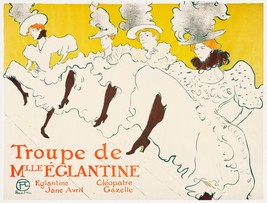 13115.Wall Decor Poster.Room home design.Toulouse-Lautrec art.Nouveau dancers - £12.95 GBP+