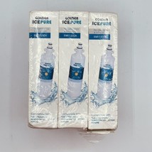 3 Pack of Golden IcePure RWF1200A Water Filters with ICP-AF004 Air Filte... - £15.85 GBP