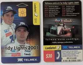 Indy Lights 2001 on Ladatel Mexican Phone Card with Chip - $1.95