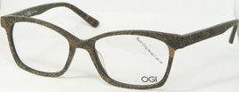 Ogi Evolution 3132 1997 Brown Tigers Eye Eyeglasses Glasses 53-17-140mm Japan - £64.54 GBP