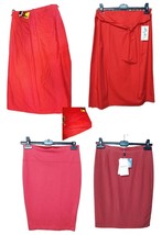 Jupe Été Rouge Coton et Fibres Daily Midi Pièces Unique Occasion Variées Tailles - £26.31 GBP+