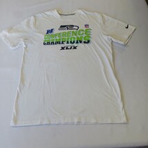 Nike 800141-100 Super Bowl Conference Champions XLIX Youth Boys White T-Shirt L image 12