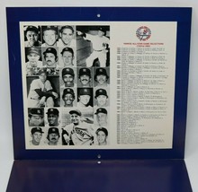 1983 New York Yankees Official MLB Baseball Vintage Calendar Billy&#39;s Back - £9.81 GBP