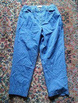 000 Woman&#39;s Christopher CJ Banks Blue Denim Pants 100% Cotton 30&quot; Waist 28 Insea - £3.13 GBP