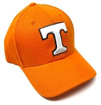 National Cap MVP University of Tennessee Logo Solid Orange Curved Bill Volunteer - £17.76 GBP