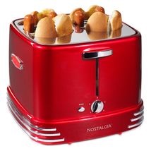 Nostalgia 2 Slot Hot Dog and Bun Toaster with Mini Tongs, Retro Toaster, Cooker  - £27.24 GBP